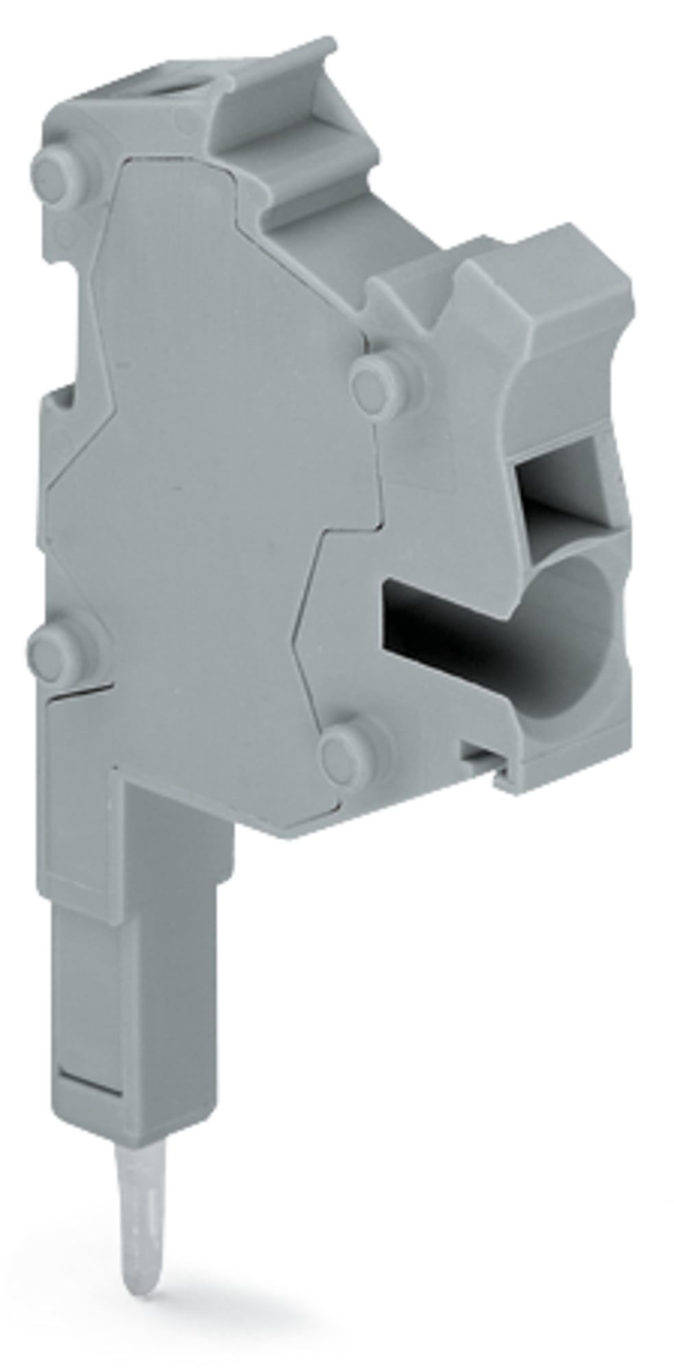Modular TOPJOBS connector; modular; for jumper contact slot; 1-pole; 2,50 mm; gray