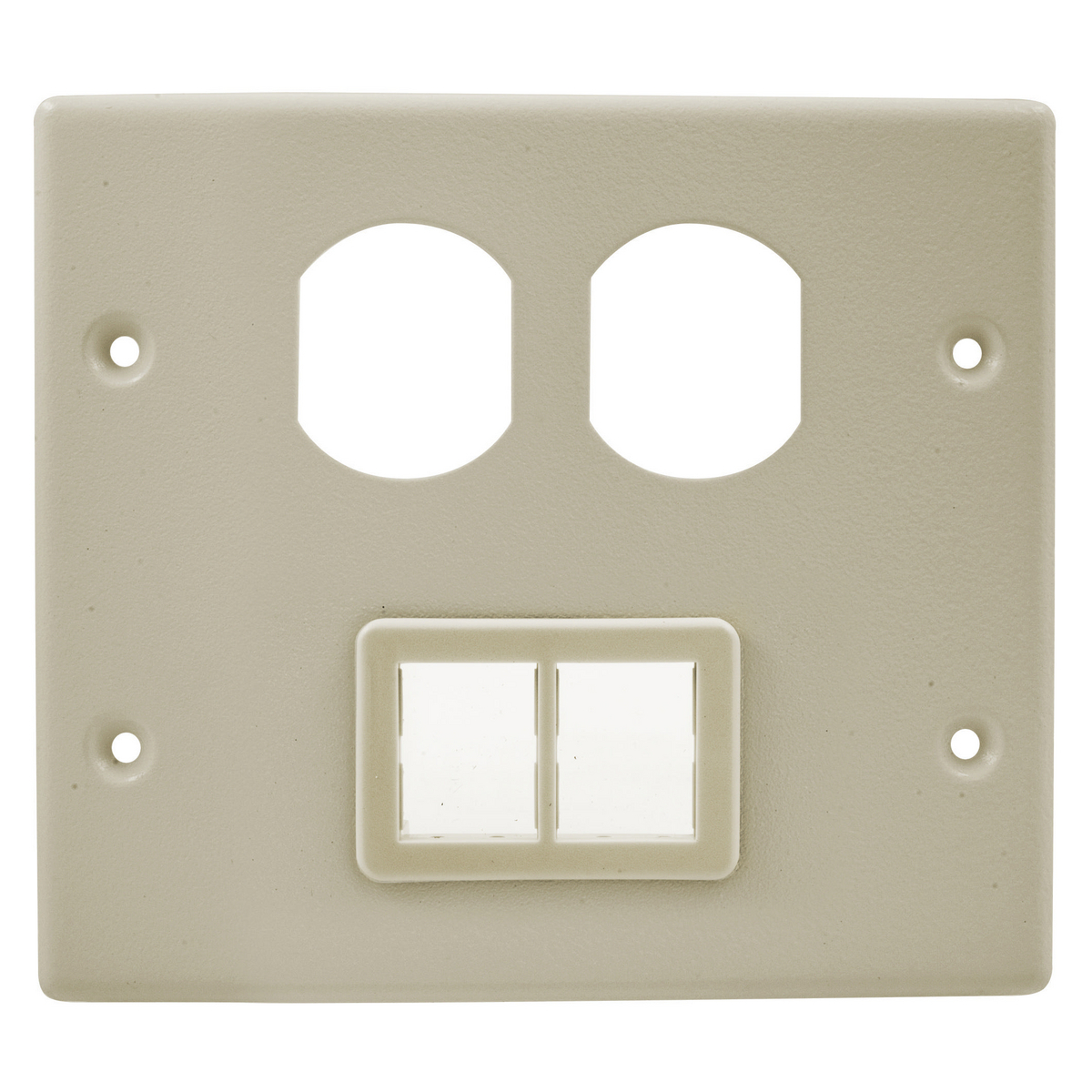 Metal Raceway Plate, Double, Duplex/TracJack, HBL4750 Series