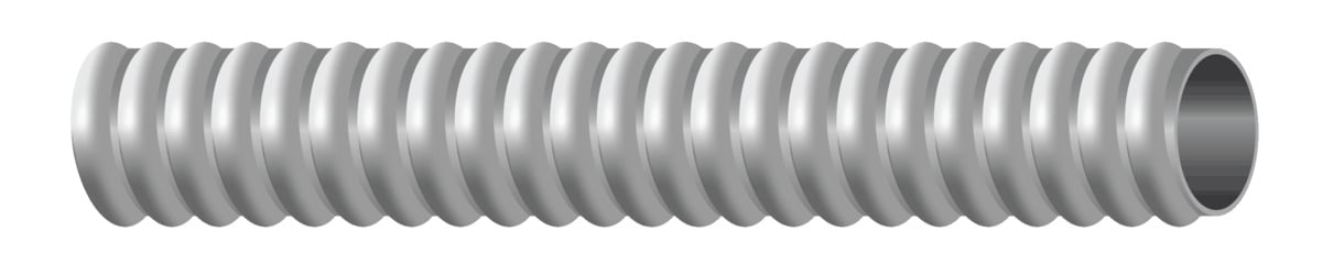 Flexible Metallic Conduit, 2 Inch Trade Size, Reduced Wall Aluminum, 150 Foot Reel