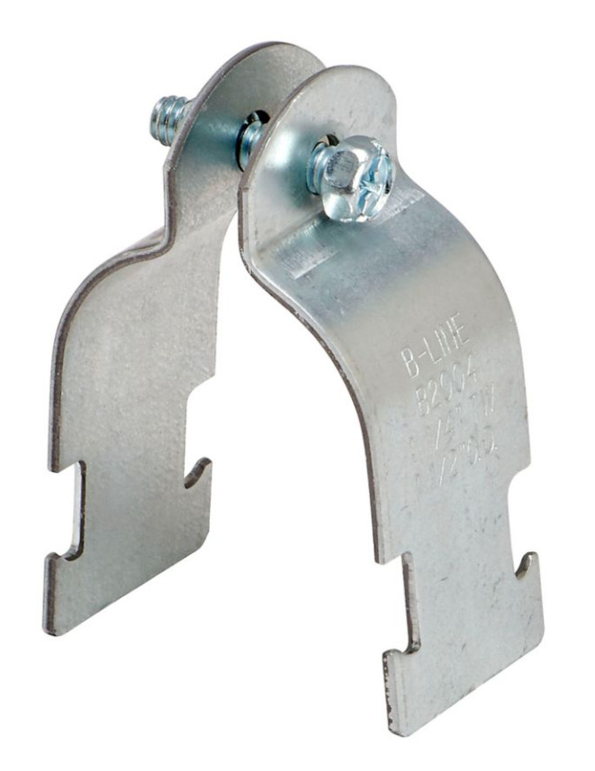 B2003SS4 B2000 2-Piece Conduit/Pipe Clamp, 1 in Conduit, Stainless Steel