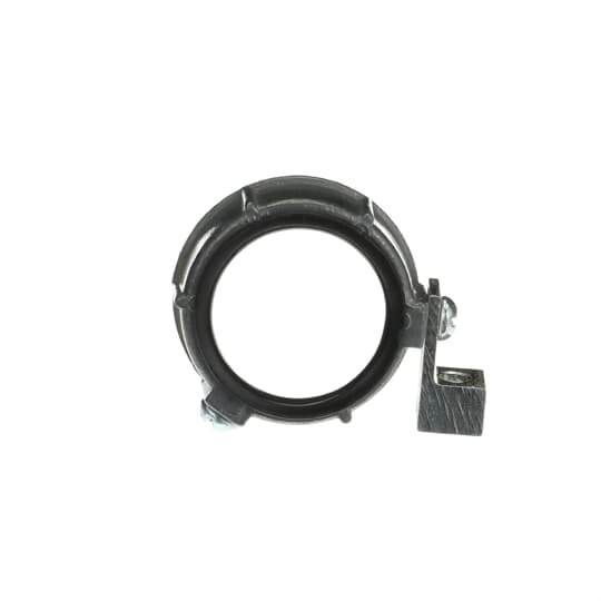 Bushing, Insulated Grounding, Trade Size 1-1/4 Inch, Grounding Lug Wire Size 14 AWG - 2 AWG, Malleable Iron, For use with Rigid/IMC Conduit.