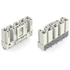Plug for PCBs; straight; 5-pole; Cod. A; white