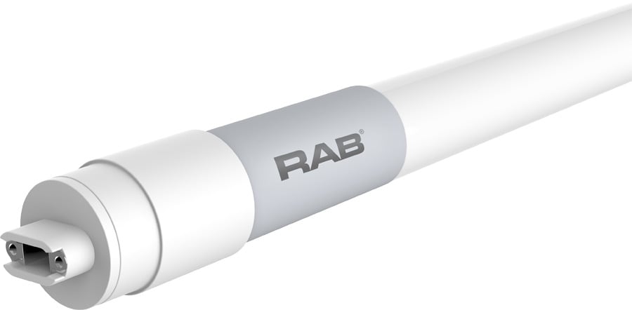LED Tube T8 Glass 8Ft Type B 43W,R17D, 4000k, 5500Lm