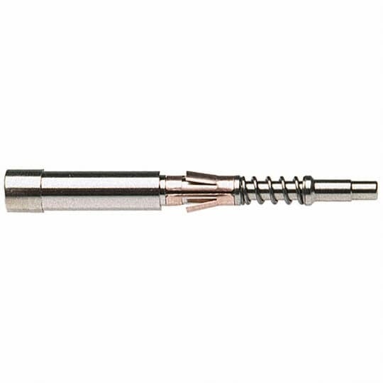 Male contact, 18 AWG. For use with D series crimp terminal inserts