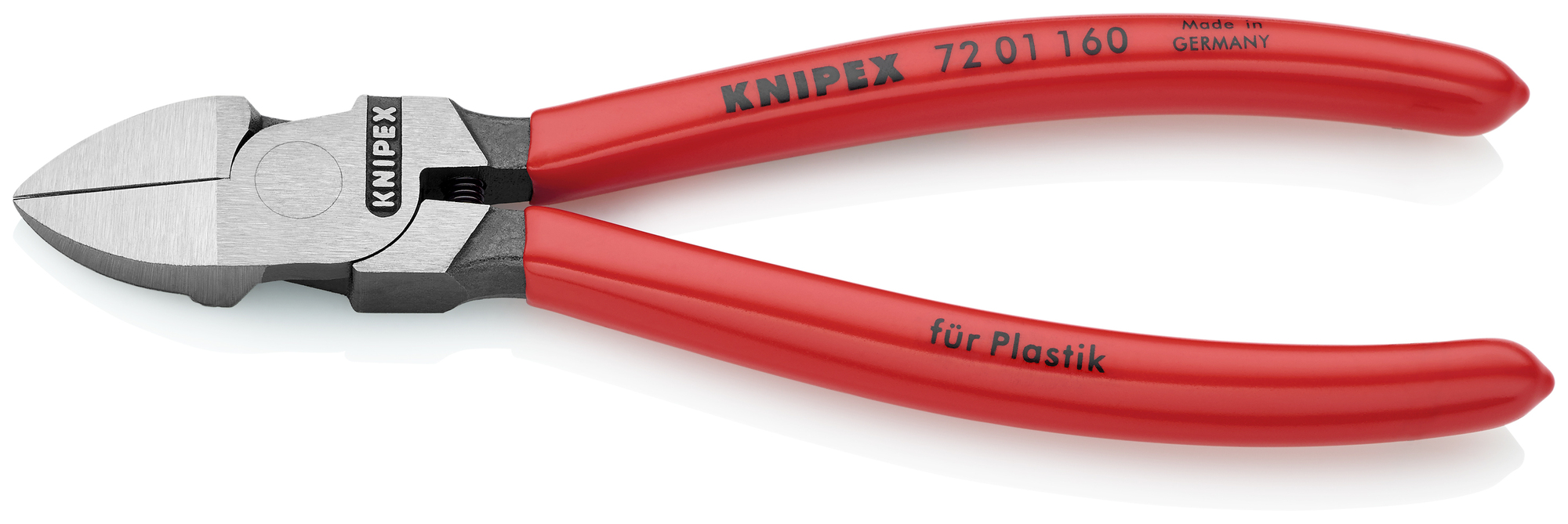 Diagonal Pliers for Flush Cutting Plastics, 6 1/4 in., Plastic Coating