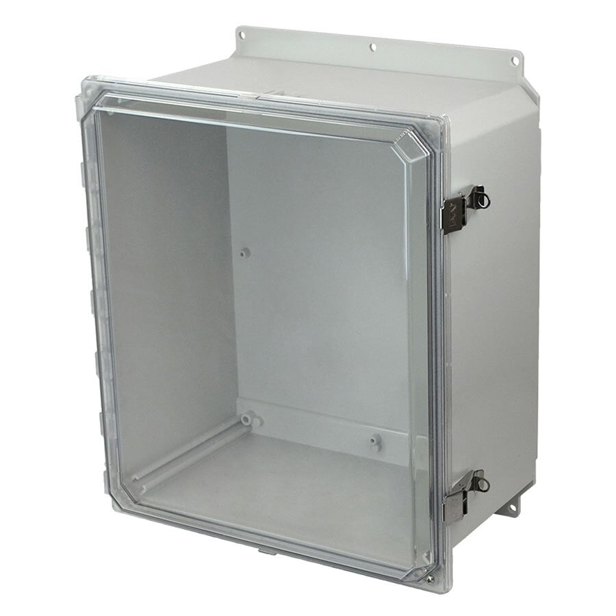 16X14X8 PC ENCL CLR HNG SL CVR FLNG