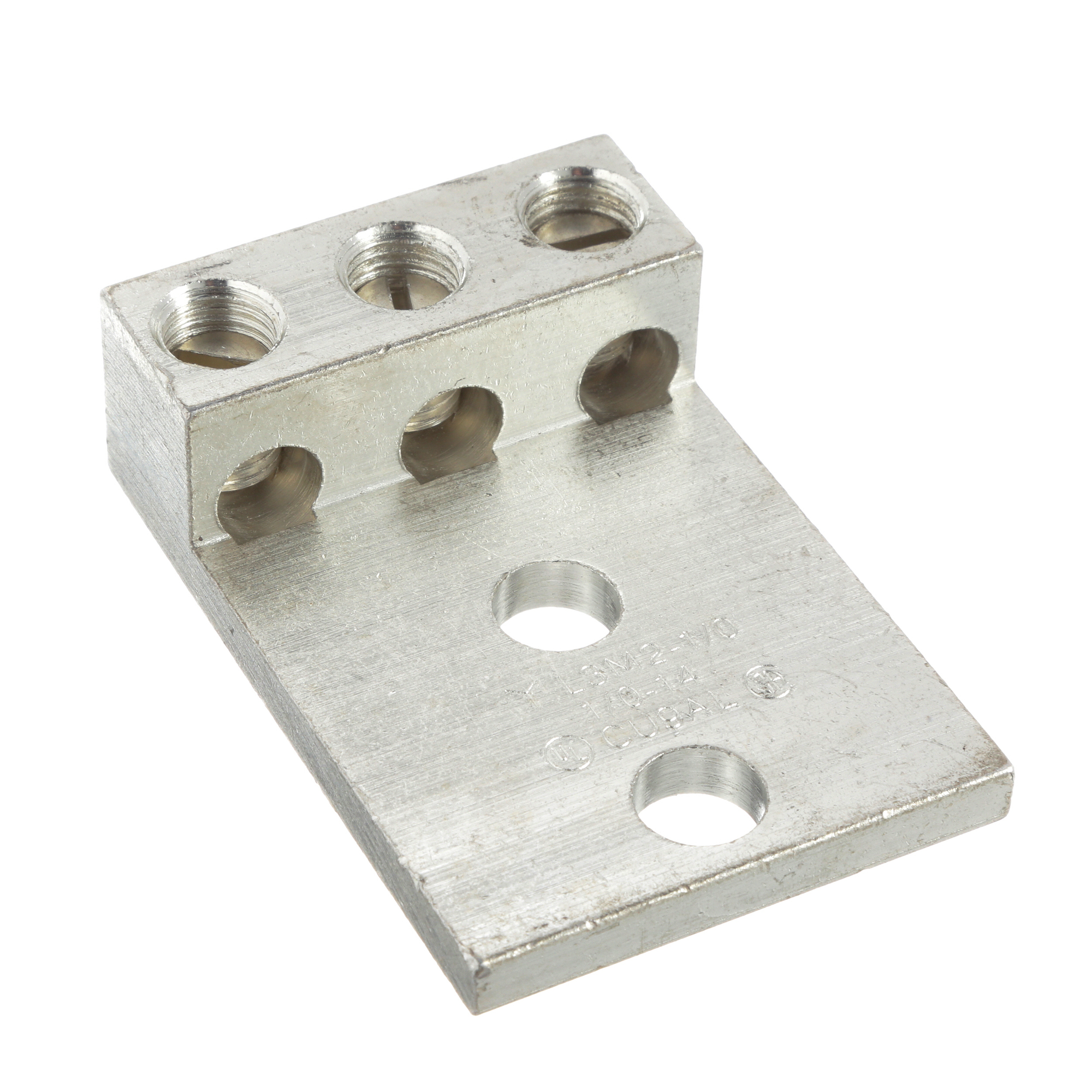 Aluminum Mechanical Lug, 2 Hole, 3 Barre