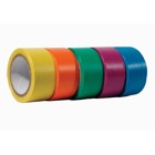 Color-Coded I.D. Tape, Yellow, No Legend, 2 inch width, 60 Yards per roll