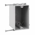 Eaton Crouse-Hinds series Switch Box, Nails, NM clamps, 3-3/16"; PVC, Angle, Single-gang, 20.3 cubic inch capacity