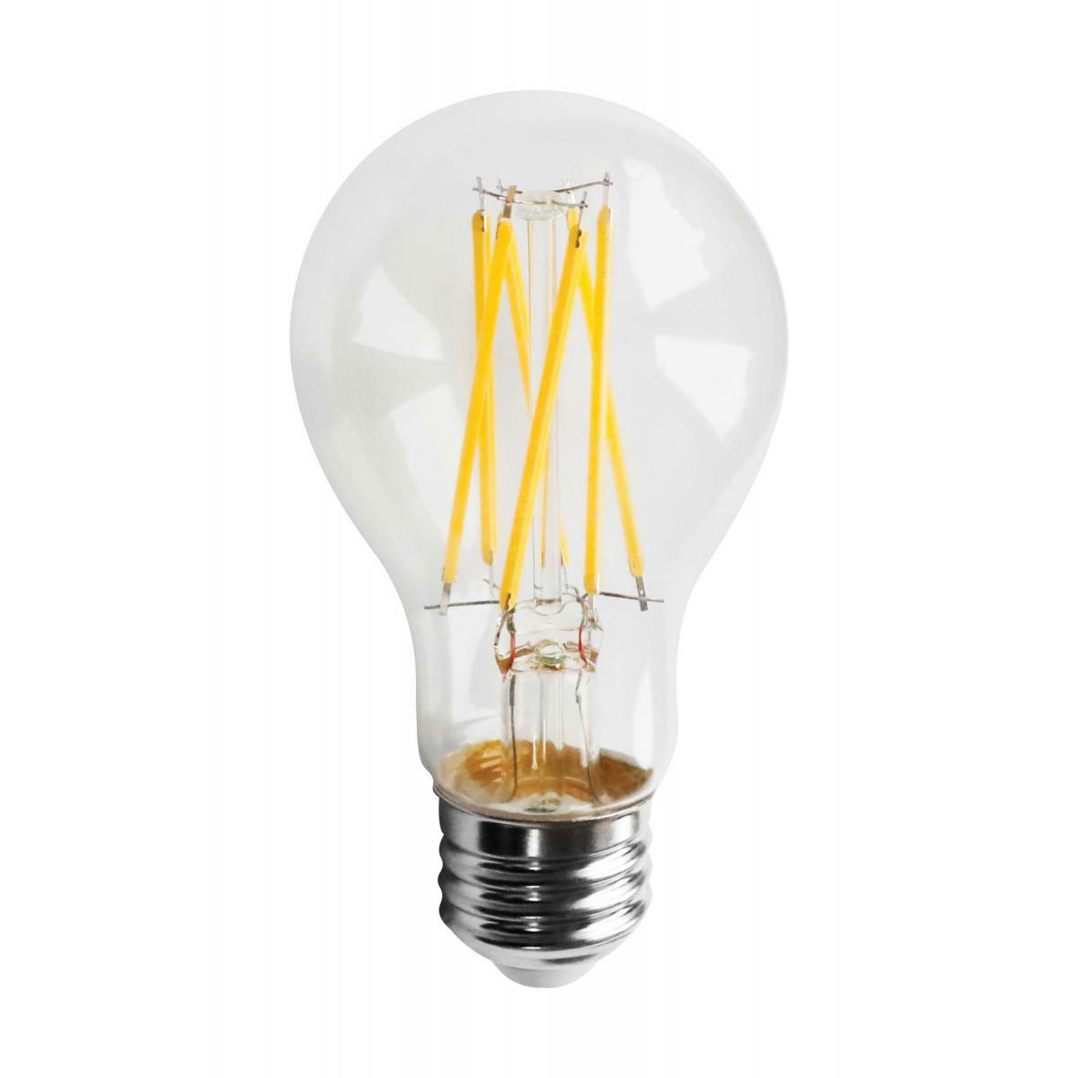 11 Watt A19 LED Lamp - Clear 2700K Medium Base 120 Volts