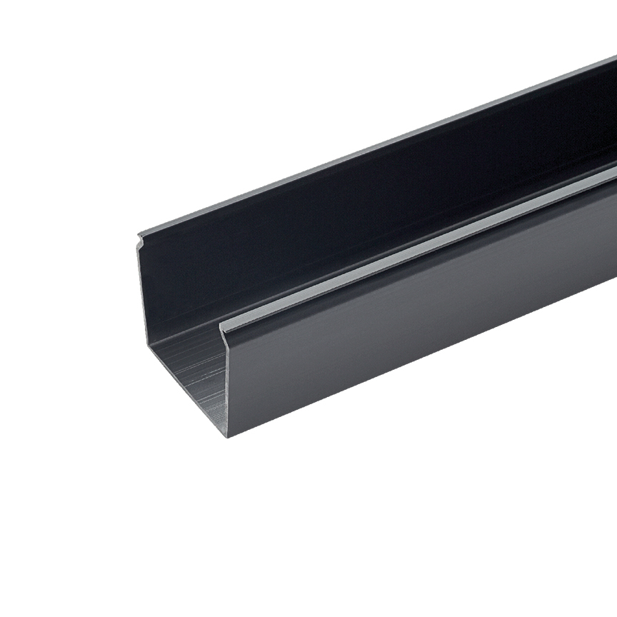 Solid Raceway,PVC,1.5X1.5X6FT,BLK        