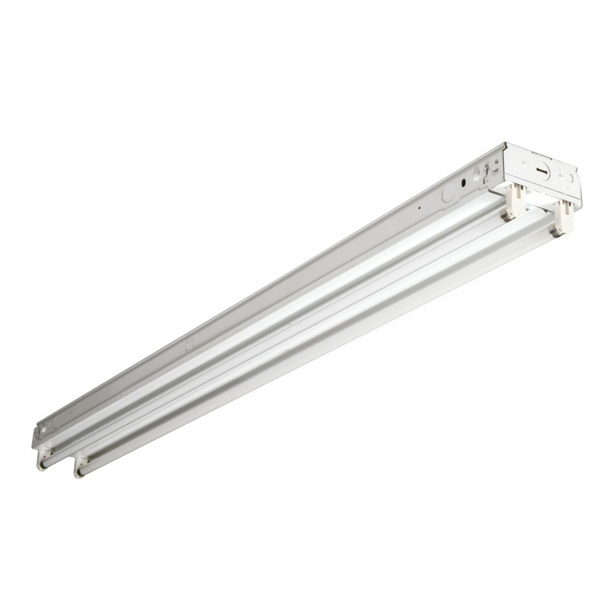 2 Lamp, 8' High Output Standard Strip, Electronic Ballast, T12, Flip-up Sockets