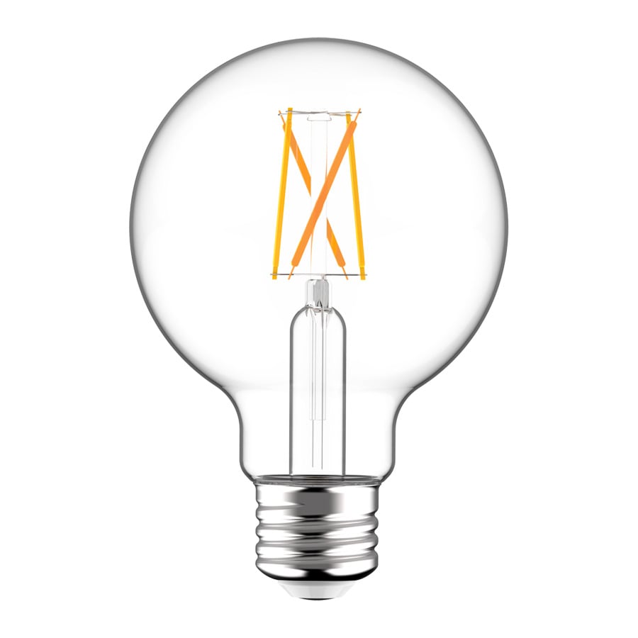 A-Line Bulbs 350 Lumens G25 3W Base E26 90CRI 2200K-3000K Filament Clear Dim To Warm