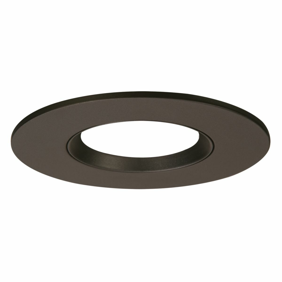 2.00 aperture pinhole w/oculus, open, self-flanged, matte black flange, black oculus