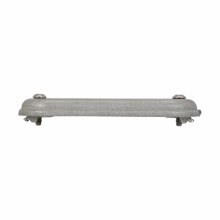 Eaton Crouse-Hinds series Condulet Form 7 wedge nut cover, Feraloy iron alloy, 3-1/2" or 4"