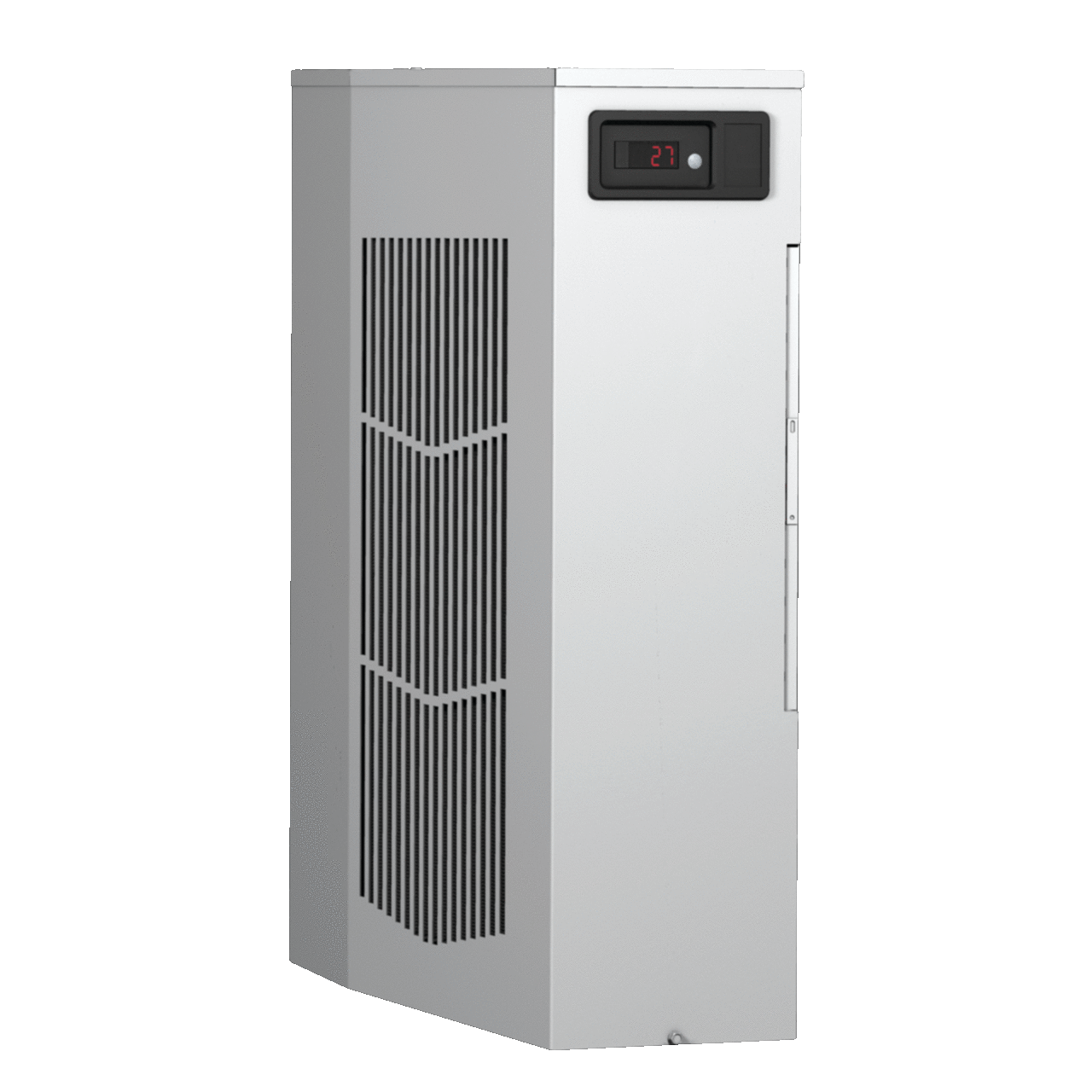 SpectraCool Narrow Outdoor Without Heat N28 AC, 4000BTU 115V, Lt Gray, Steel