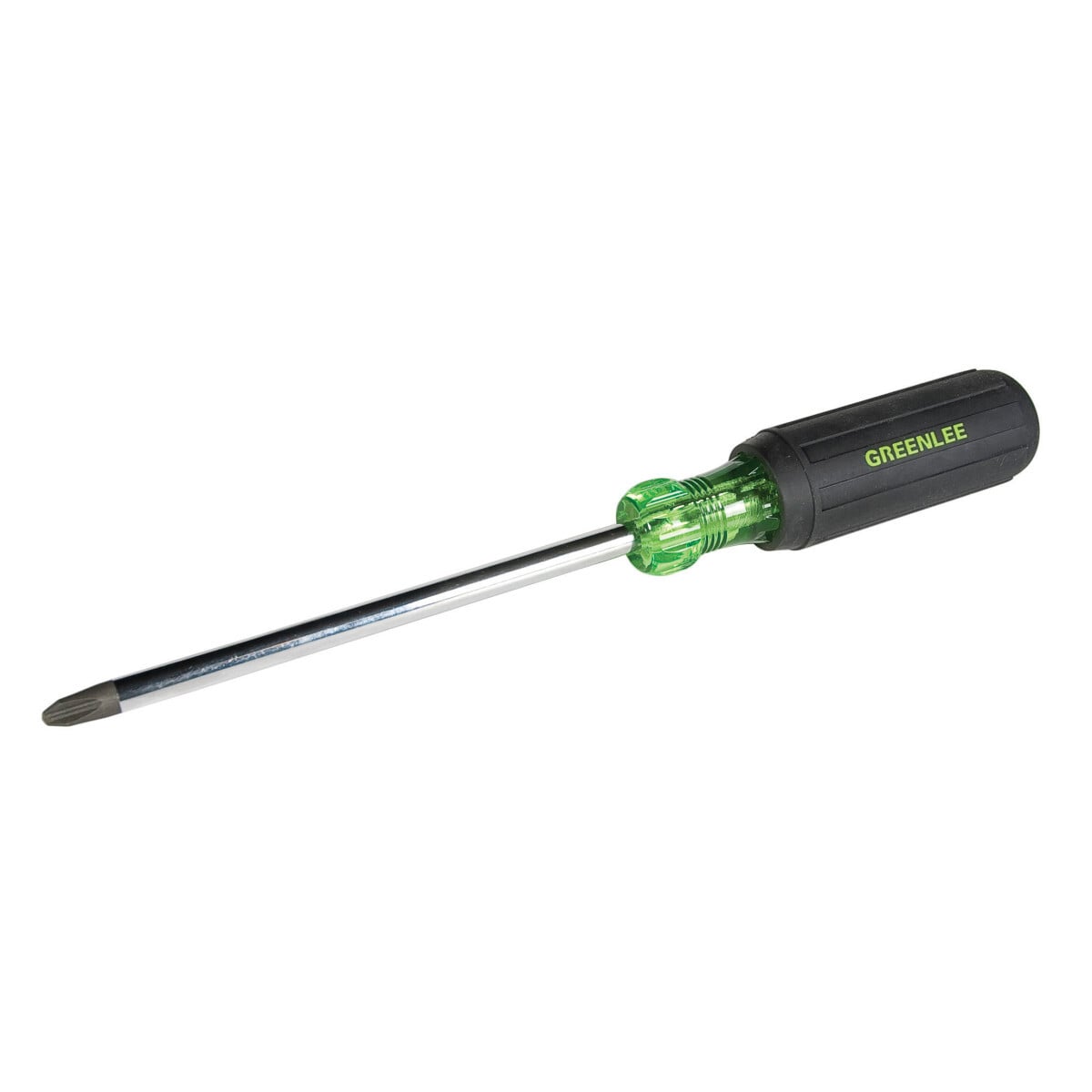 Heavy-Duty Phillips Tip Screwdriver #3 x 6".  Precision-machined tips for exact fit.  Handle marked for easy identification of screwdriver size, type and length.  Strong, durable black phosphate tips prevent chipping of plating.  Soft, cushioned grip for extra comfort and torque.  Exceeds ASME/ANSI specifications.  Lifetime limited warranty.  Note: This is not an insulated tool.