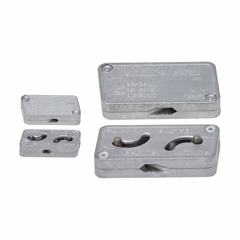 Eaton B-Line series datacomm and low voltage support fasteners, Supports beam flanges 1/8 to 1/4 thick, Black, 15 lbs, Steel, 2", Used with low voltage cable from beam flanges, Bridle ring/beam fastener assembly