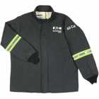 Eaton Bussmann series PPE 40 cal hip length coat, 4XL, ultralight arc flash hip length coat
