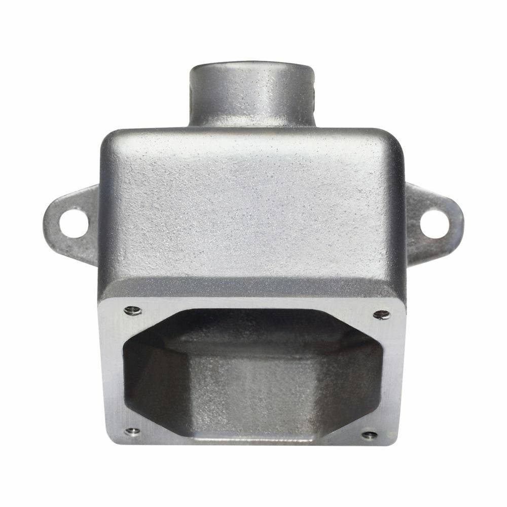 Eaton Crouse-Hinds series ARE back box, 20A/30A, One hub, Cast aluminum, 1"