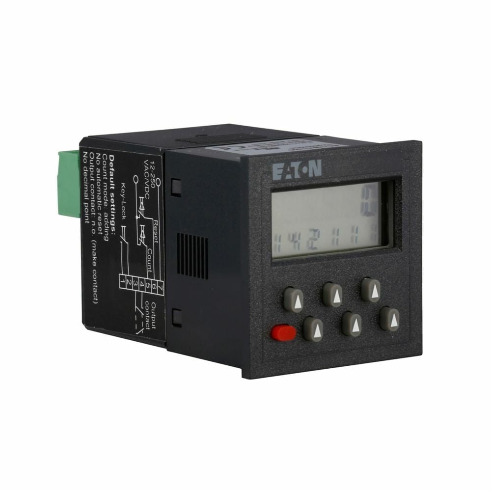 Eaton Single Preset Count Control, 1.89 x 1.89 in, LCD, Battery powered