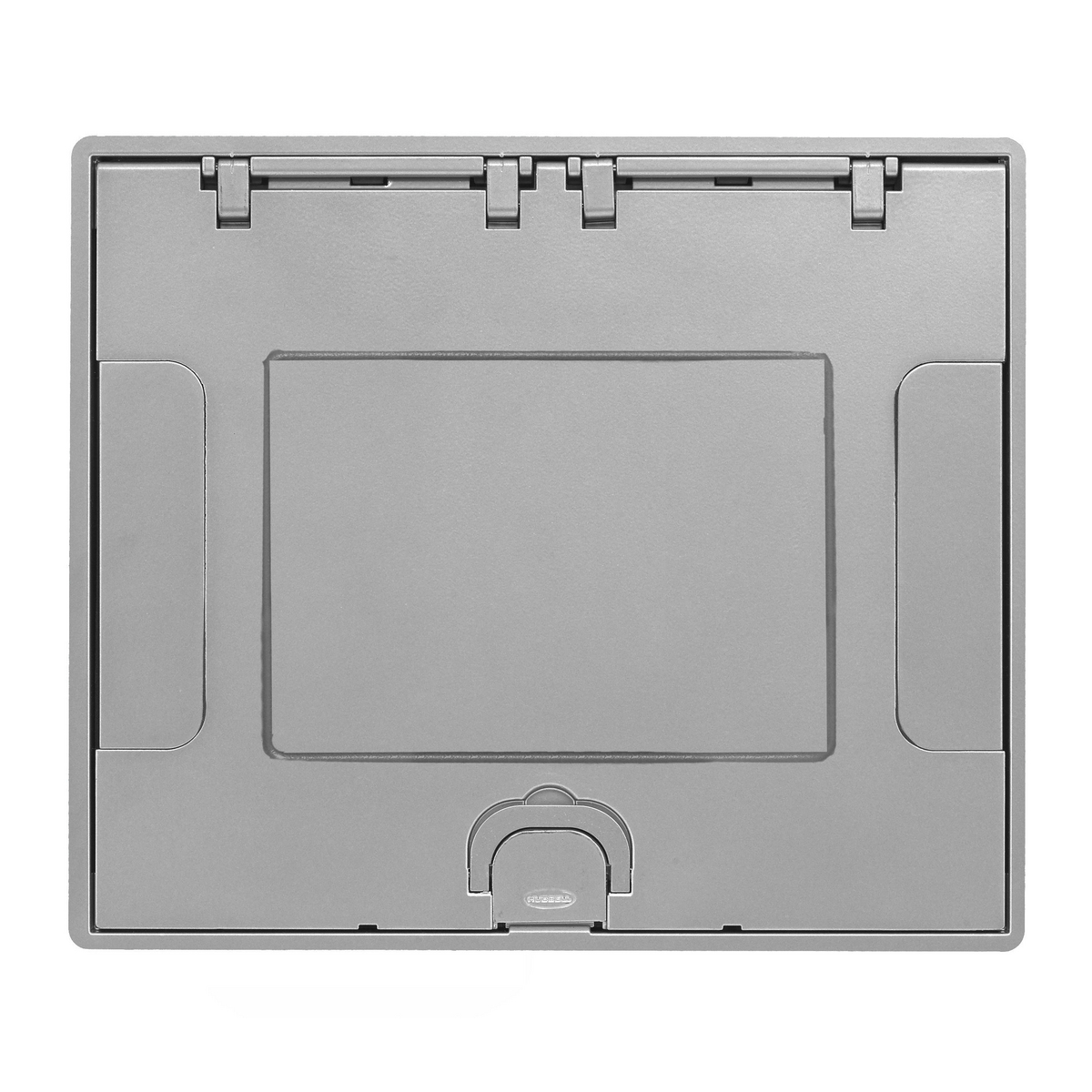 Concrete Floors, Recessed, CFB6G & CFB10G Rectangular Series, Flush Cover Assembly, Aluminum Powder Paint Finish with Floor Insert
