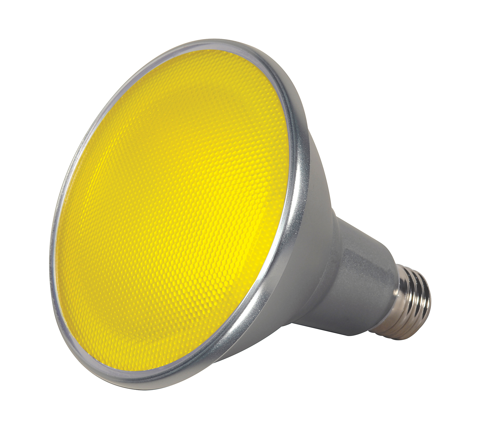 PAR LED, Designation: 15W PAR38 LED - 40' Beam Spread - Medium Base - 120V - Yellow