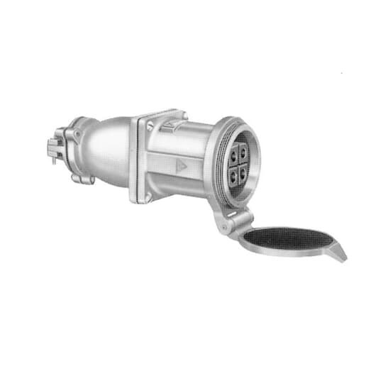 J-Line Connector Watertight Screw Cap, 100 Amp, 4 Pole 4 , with 1.5 Inch Bushing I.D.