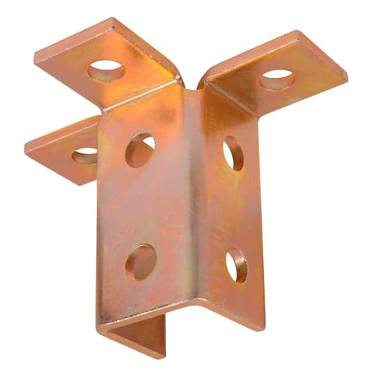 Fitting, Wing Shape, Totat Length 3-7/8 Inches, Total Width 5-7/8 Inches, Post Length 1-5/8 Inch, Post Width 1-21/32 Inch, Hole Diameter 1 Inch, Steel