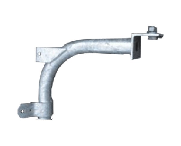 Poles Wood Mount Curve Bracket 18 Inches