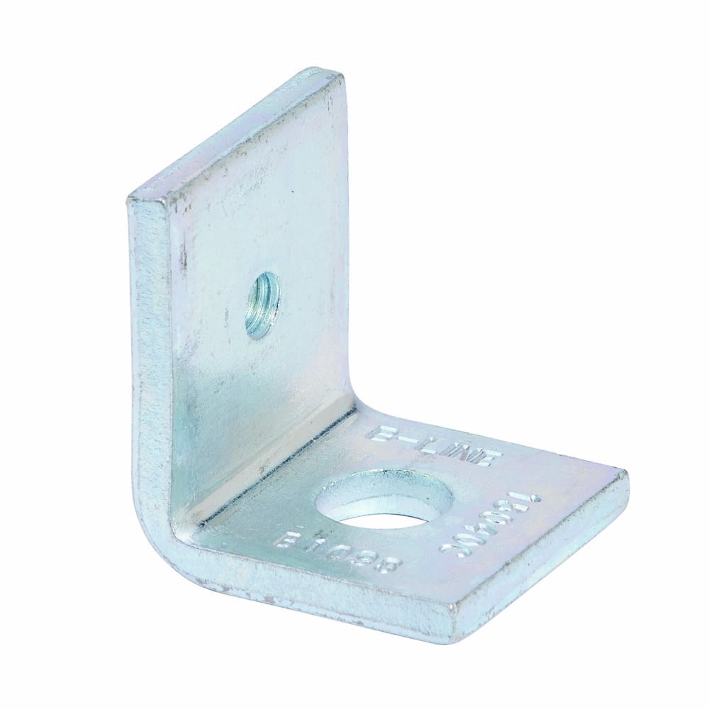 Eaton B-Line series corner angle, 1.87" H x 1.62" L x 1.62" W, Steel, Electro-plated