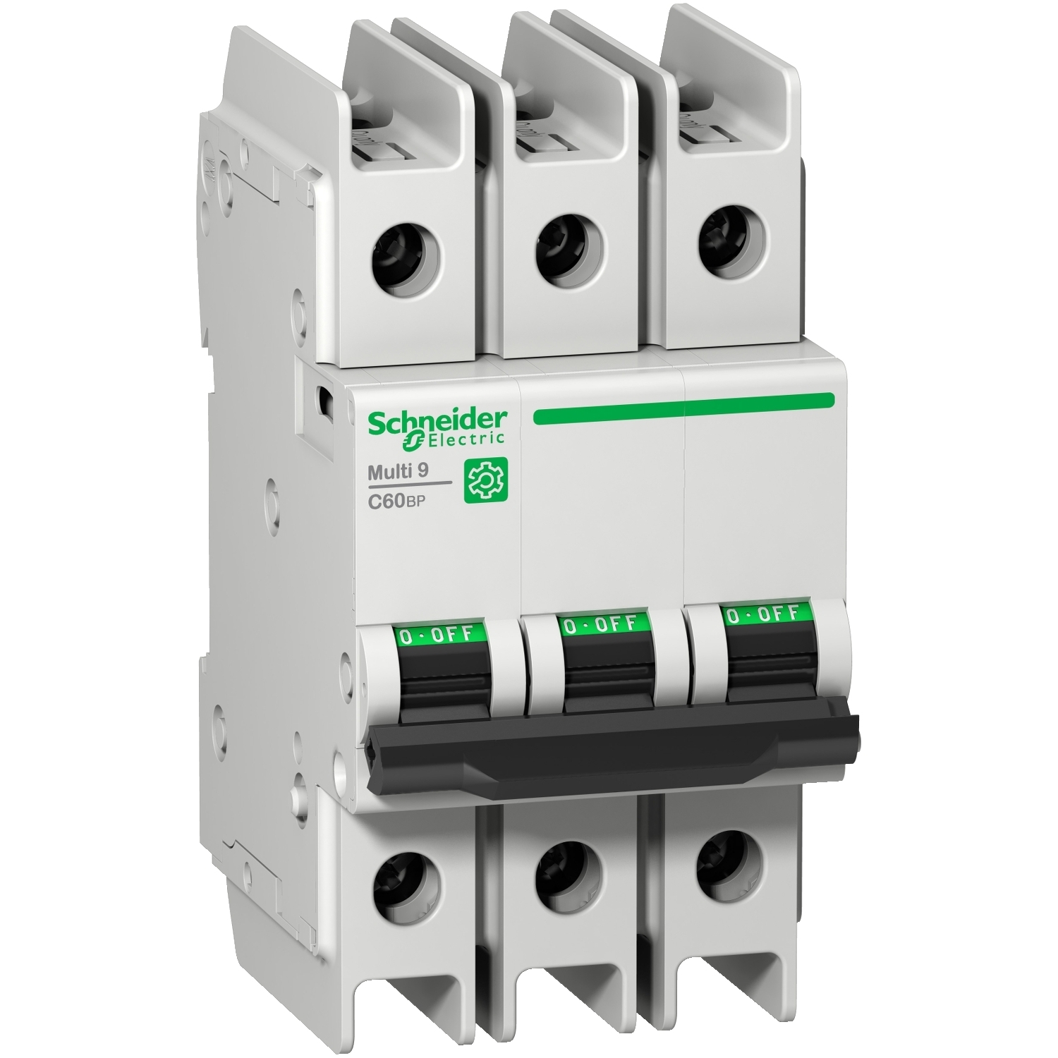 Miniature circuit breaker (MCB), Multi9 C60BP, 3P, 20A, D curve, 10kA (UL489), 10kA (IEC/EN 60947-2)