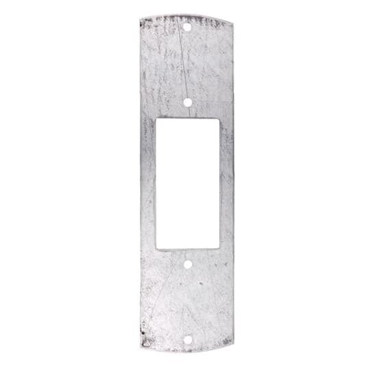 Device Plate for Recessed Service Floor Box, Galvanized Steel, 1 GFI Receptacle, For use with 667 Boxes