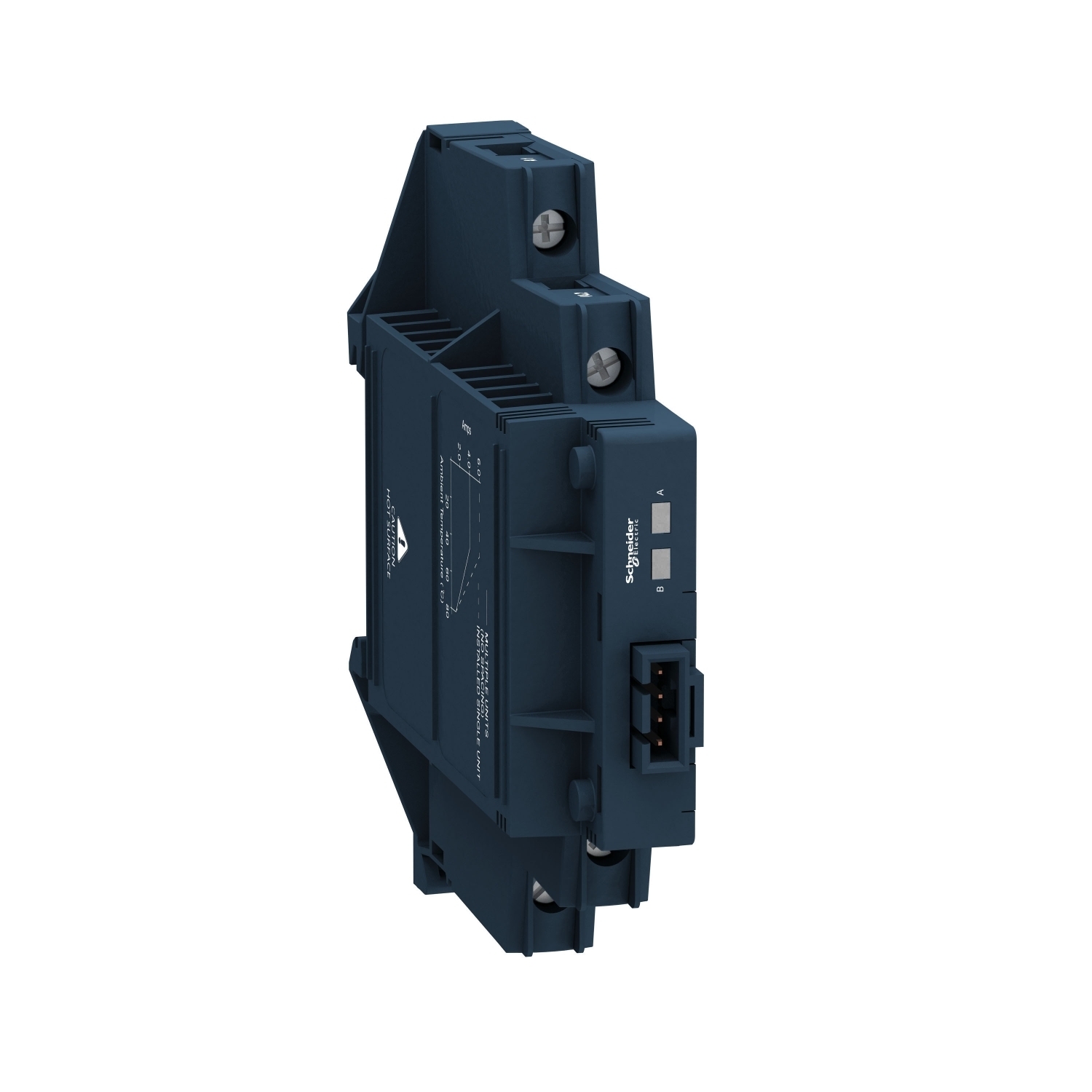 single phase relay, Harmony Solid State Modular Relays, 6A, DIN rail mount, zero voltage switching, input 4 to 32V DC, output 24 to 280V AC