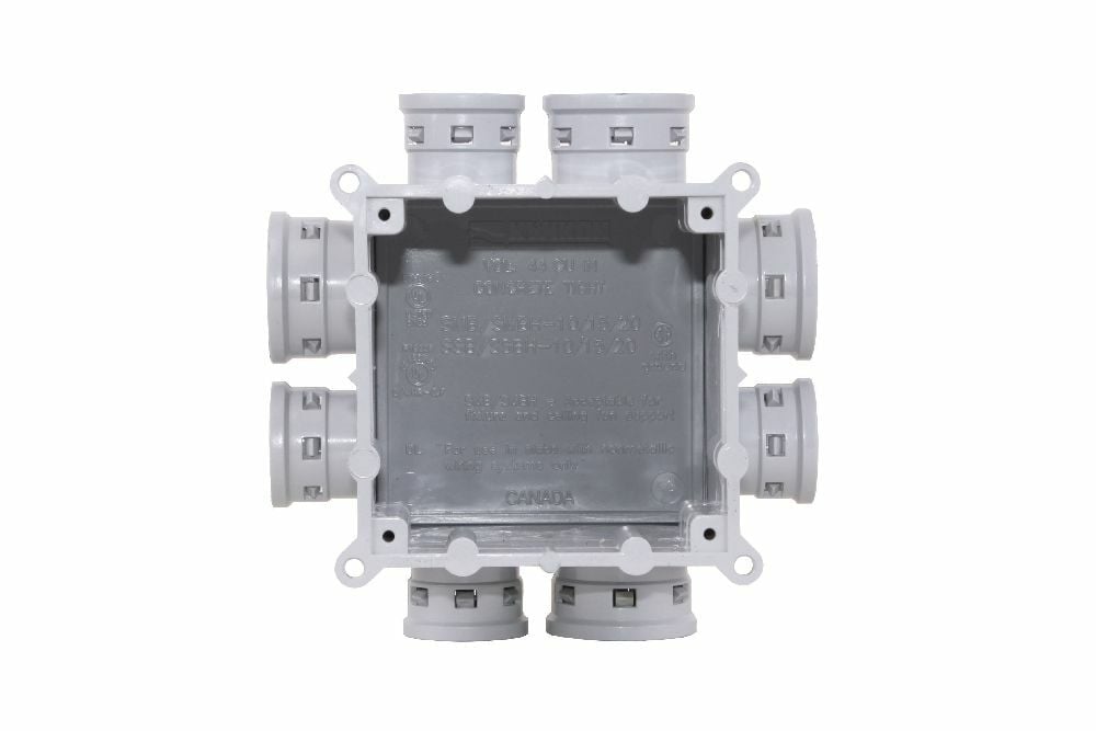 SSBH-15/20 PVC SQUARE SLAB BOX KWIKON