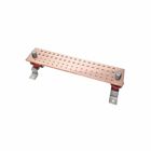 Copper Busbar, 34, AK14572, Can be used as a common ground point and power applications.