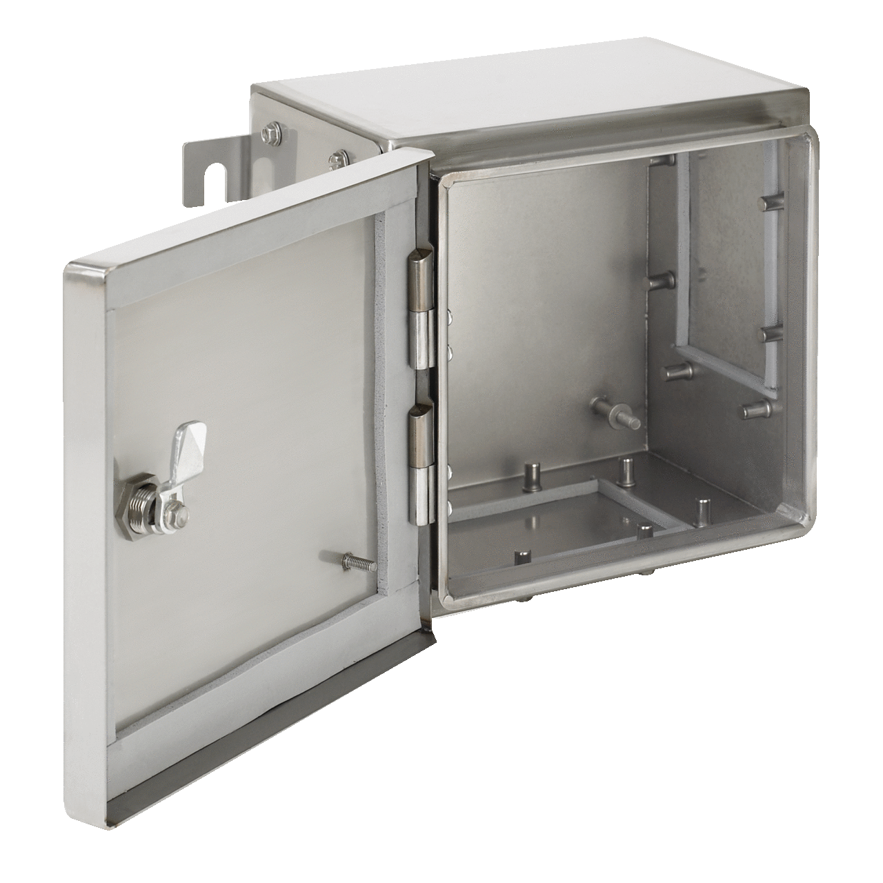 ZonEx ATEX- and IECEx-Certified Type 4X 3 GP, 260x260x160mm, Brushed, SS 316