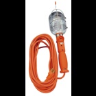 Southwire 691SW 16/3-Gauge 75-Watt Incandescent Trouble Light with Grounded Outlet, 25-Foot Cord, Orange