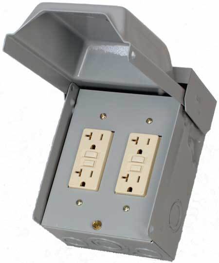 Midwest Electric?s Temporary Power and Power Outlets are a means of providing power required by various construction trades, residential sites, and mobile electrical applications.  Temporary Power and Power Outlets offer one or more receptacles, with or without overcurrent protection, disconnecting, metering, and/or pedestal mounting functions, in a single enclosure of G-90 zinc-coated steel.  The NEMA 3R rainproof enclosure is lockable and engineered to provide maximum protection against weather, vandalism, and normal field use.