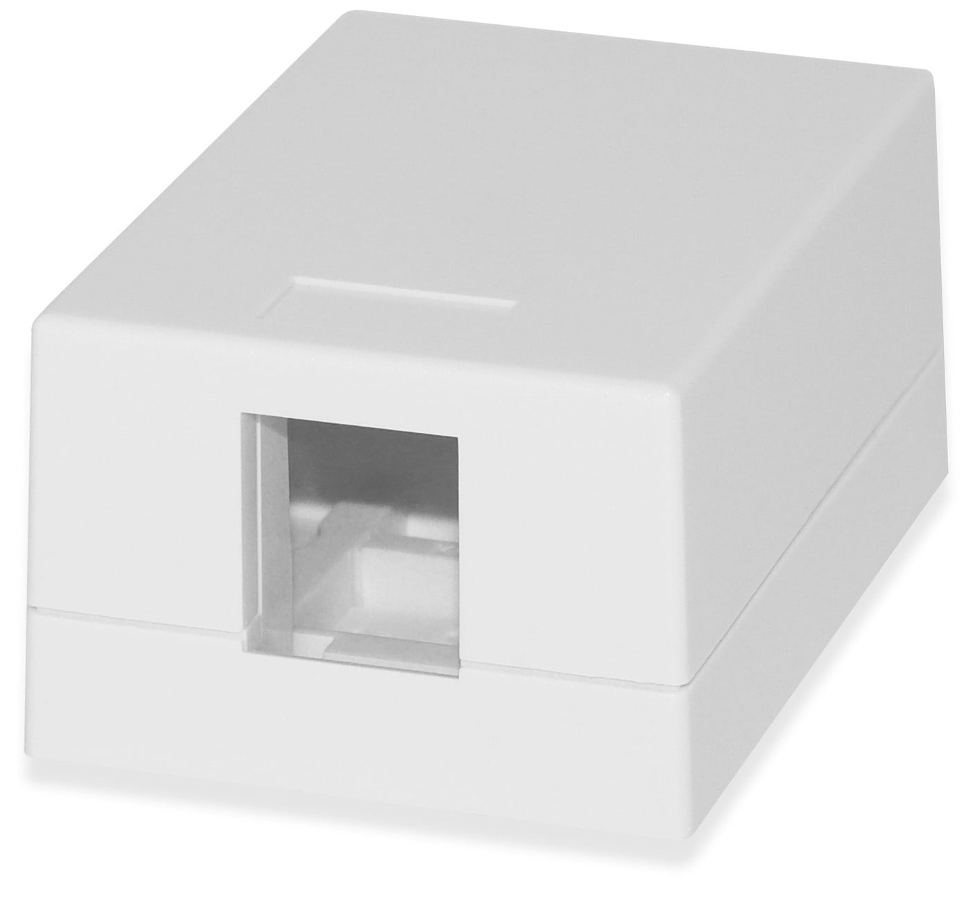 1-Port Surface Mount Box White