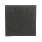 Replacement Duplex Receptacle Two Gang Outlet Plate Gasket, For use with Two Gang Outlet Box Covers