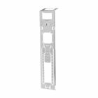 Eaton B-Line series box support fasteners, Wall studs, 1" Height, 1" Length, 1" Width, 1.565lbs, 18" Floorstand with cable clip, Floor-mount box support, Floor-mount box support, Pre-galvanized