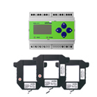 Din-rail Series 4100 Universal Voltage Bi-directional 3-phase 3W/4W Modbus Meter Kits 400A Split Core CTS Included.
