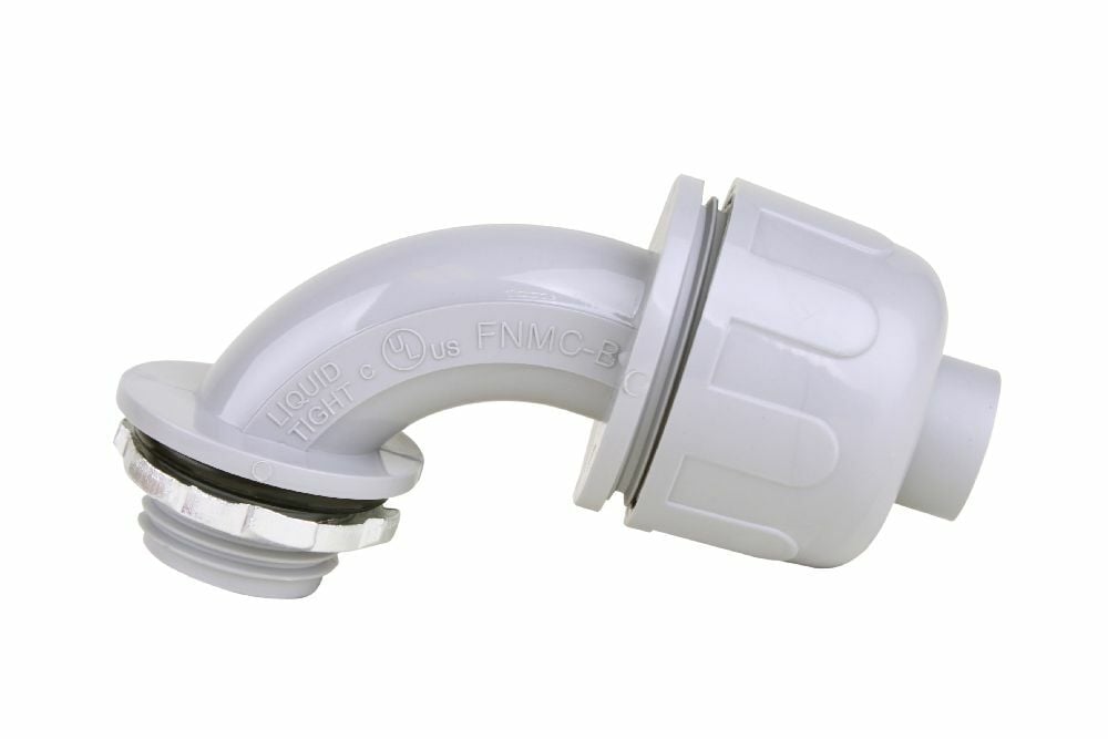 LTB10/90 1/2"x90D NM ELBOW GREY KWIKFLEX
