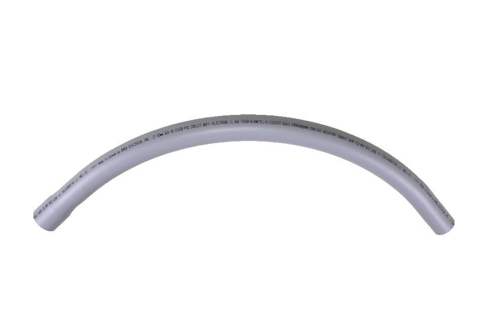 EE3590B-24 2"x90Dx24R PVC SWEEP SPxBE SCH40 SCEPTER/KRALOY