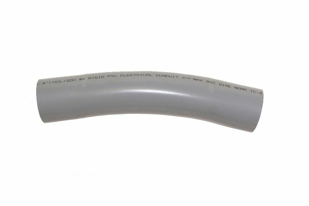 4"x22 1/2Dx36R PVC SWEEP SPxSP SCH40 SCEPTER/KRALOY