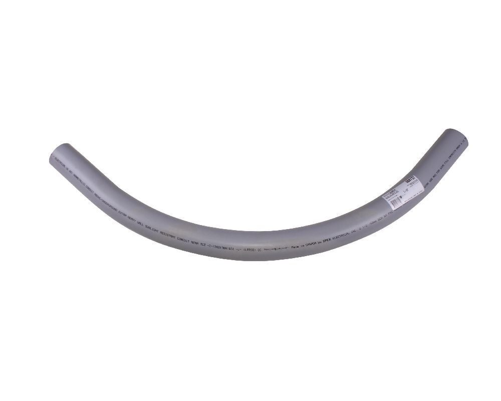2 1/2"x90Dx24R PVC SWEEP SPxSP SCH80 SCEPTER/KRALOY