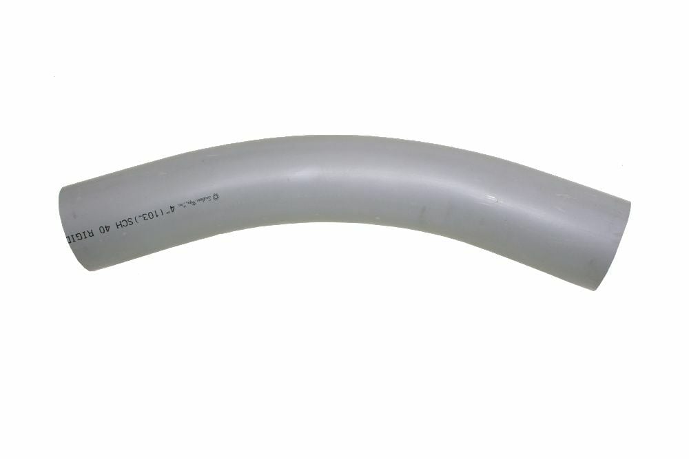 EE5545-24 4"x45Dx24R PVC SWEEP SPxSP SCH40 SCEPTER/KRALOY