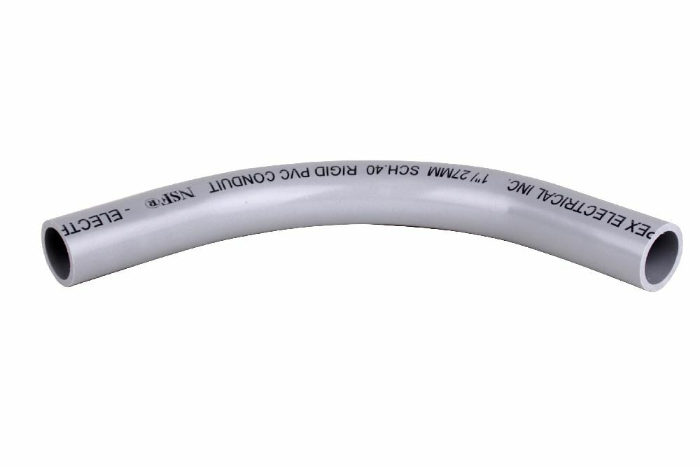 40STD1090 1"x90D PVC STD ELBOW SPxSP SCH40 KRALOY