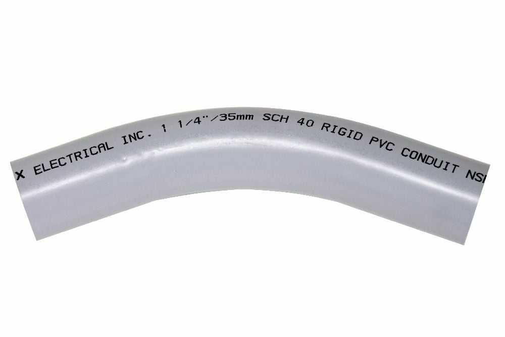 40STD1245 1 1/4"x45D PVC STD ELBOW SPxSP SCH40 KRALOY